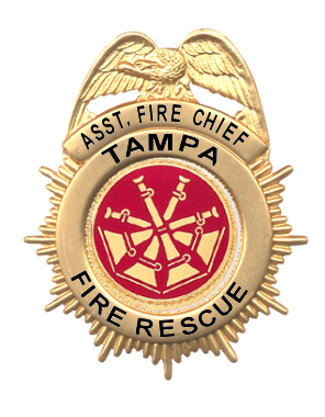 ASST. FIRE CHIEF - WALLET BADGE